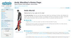 Desktop Screenshot of andywardley.com