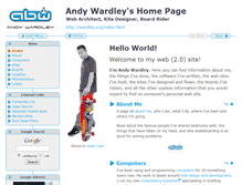 Tablet Screenshot of andywardley.com